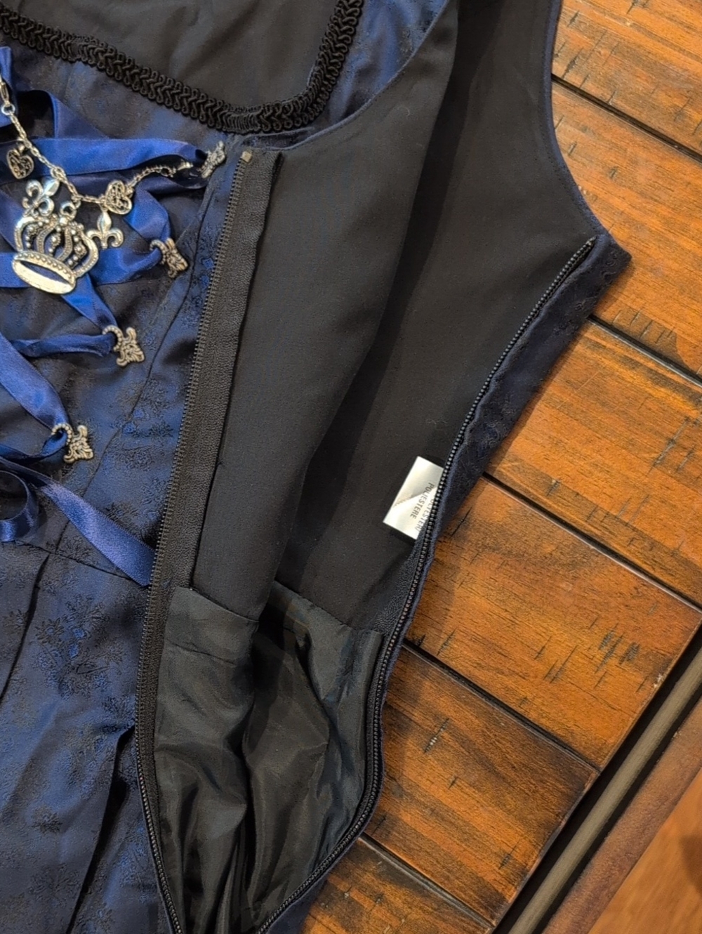 Edelnice Dirndl Bodice Octoberfest Renaissance Fair 46 XL/XXL Bavarian German - Picture 6 of 10